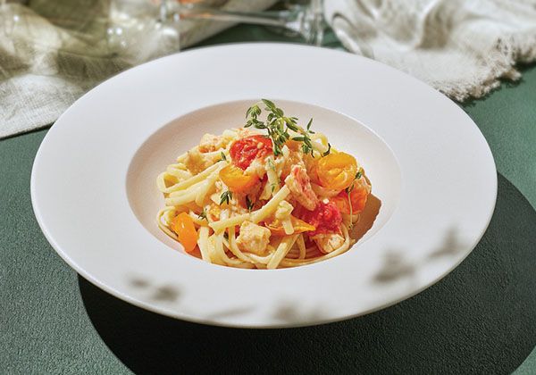 Լինգուինի Ծովախեցգետնով